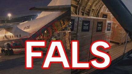 Dezinformare pe Telegram: imagini false despre un presupus transport de drone pentru Ucraina prin Chișinău