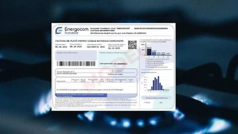 Noul tarif la gaze intră în vigoare astăzi. Consumatorii vor achita 20,30 lei pentru un metru cub
