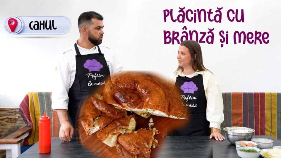 Poftim la Masă:  Secretul unei plăcinte delicioase cu mere și brânză