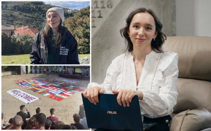 De la vis la experiență europeană: istoria Patriciei, studenta care a descoperit Portugalia prin Erasmus+