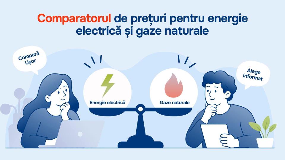 Consumatorii din Republica Moldova pot compara acum, pe o singură platformă, ofertele de energie electrică și gaze naturale