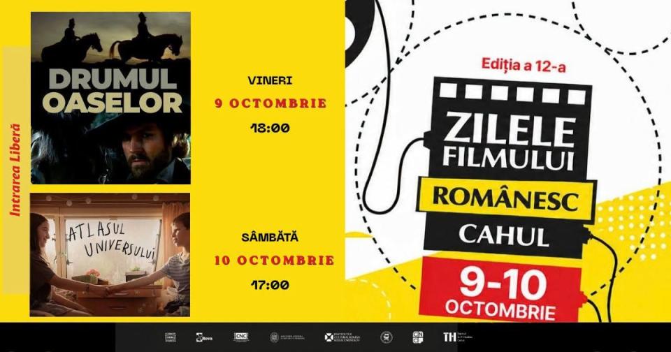 Două zile de film românesc la Cahul. Proiecții gratuite pe 9 și 10 octombrie