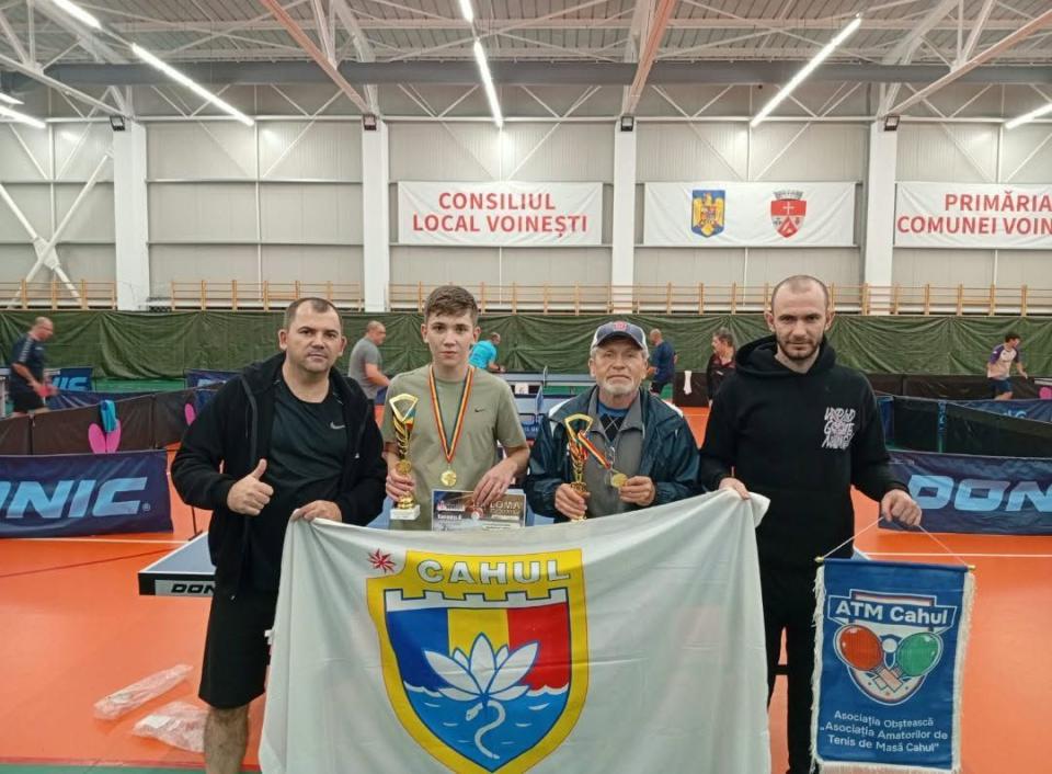 Два спортсмена из Кагула заняли первое место на турнире по настольному теннису в Румынии