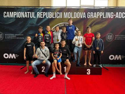 Wolf Pack Cahul a obținut cinci titluri de campion la Belt League și locul II pe echipe la Campionatul Republicii Moldova la Grappling