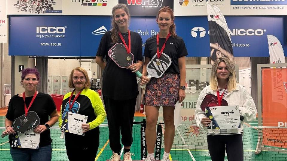 Pickleball Cahul, pe podium la Transilvania Open 2026. Alina Chiosa a obținut medalia de bronz