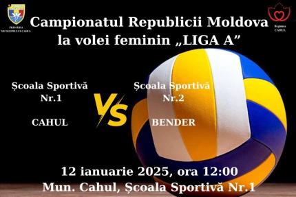 Cahul găzduiește un meci important în Campionatul Național de Volei Feminin