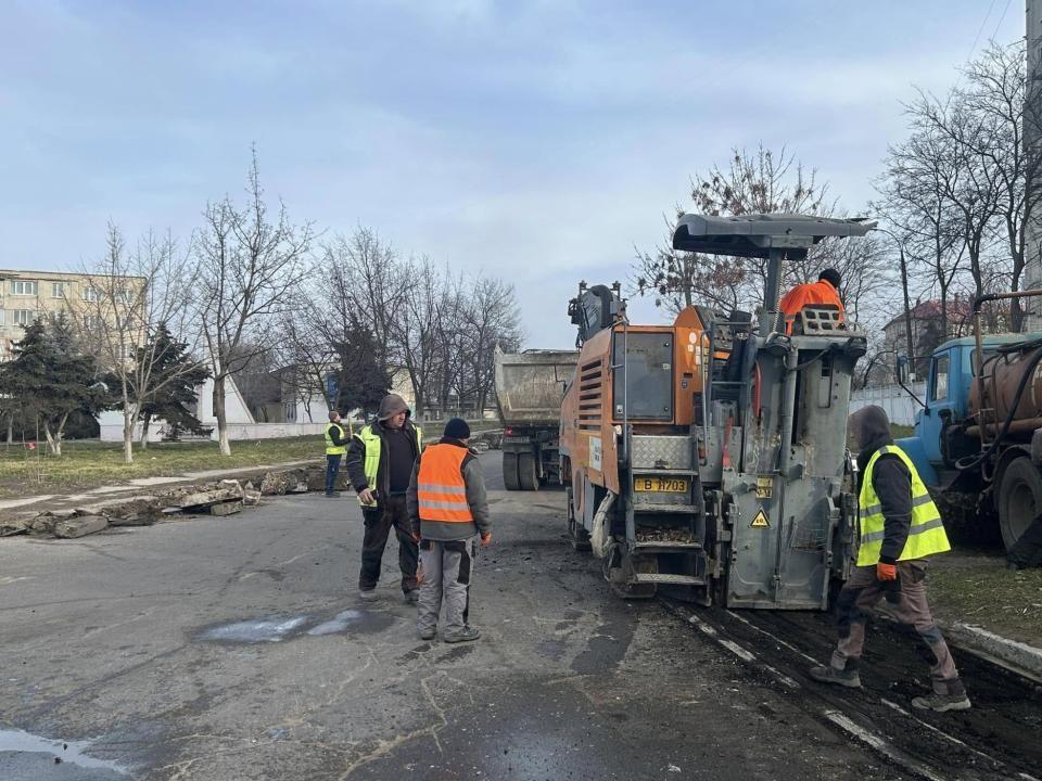 ФОТО// Начались работы по строительству кольцевой развязки на автовокзале в Кахуле