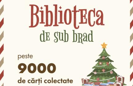 Peste 9000 de cărți au fost adunate în cadrul campaniei „Biblioteca de sub brad”, lansată de Guvern