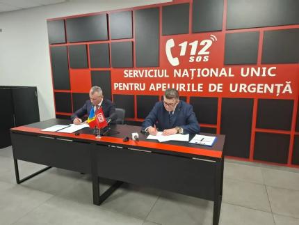 Timpul de intervenție al Serviciului 112 va fi redus la 100 de secunde printr-un nou Acord cu SHS