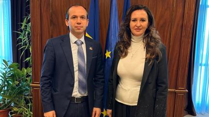 Nicolae Dandiș s-a întâlnit la București cu Ministra Culturii a României, Natalia Intotero