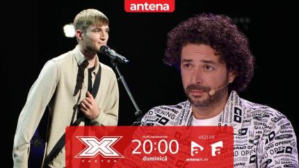 Moldoveanul Dionis Șterban a fermecat juriul cu vocea sa și cu povestea lui de viață la X Factor