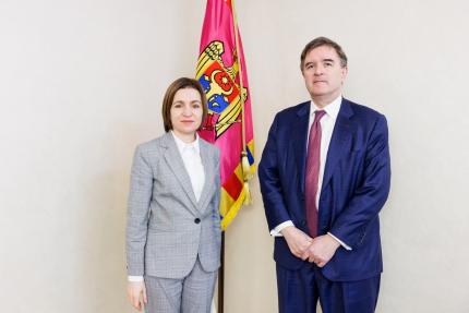 Președinta Maia Sandu s-a întâlnit cu James O’Brien, oficial al Departamentului de Stat al SUA 