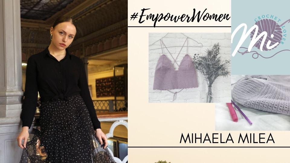 Povestea meșteriței handmade, Mihaela Milea: „Nu am un atelier, dar locul unde am ață și croșetă devine atelierul meu”