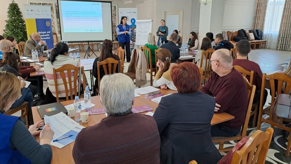 Agenția ONU pentru Refugiați (UNHCR), Fondul Națiunilor Unite pentru Populație (UNFPA) și Organizația Internațională pentru Migrație (OIM) s-au alăturat autorităților municipale din Cahul