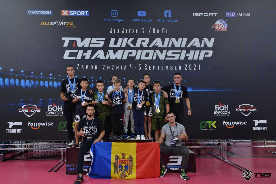Sportivii din Cahul au venit cu 16 medalii de la campionatul de Jiu-Jitsu Brazilian din Ucraina