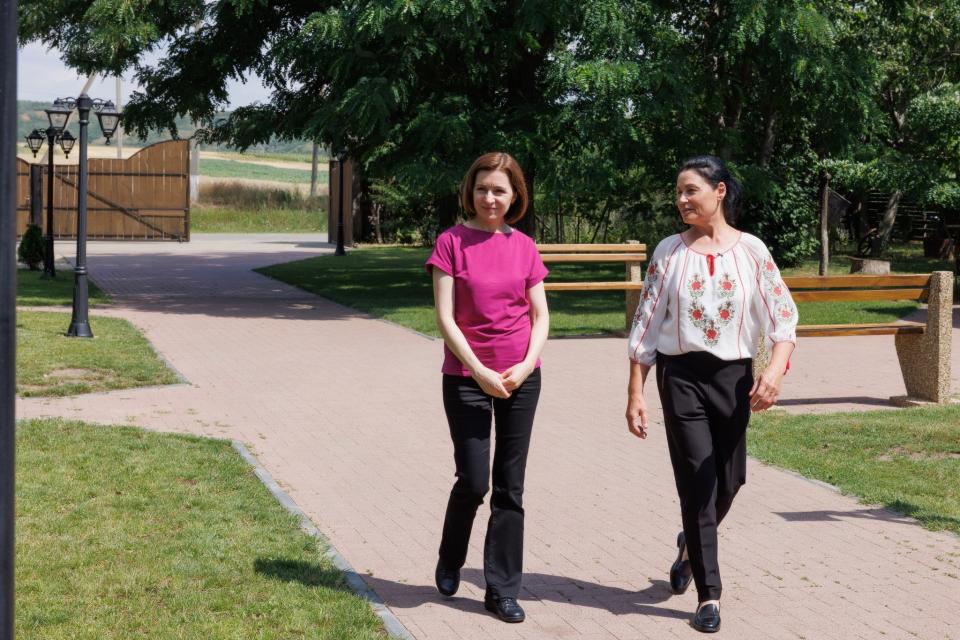 Maia Sandu a fost în vizită în localitățile Vadul lui Isac și Manta, din Cahul