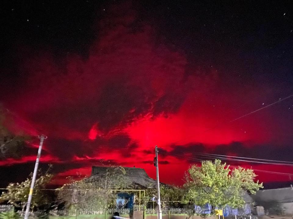 Orașul Cahul, martor al unui spectacol cosmic: Aurora Boreală