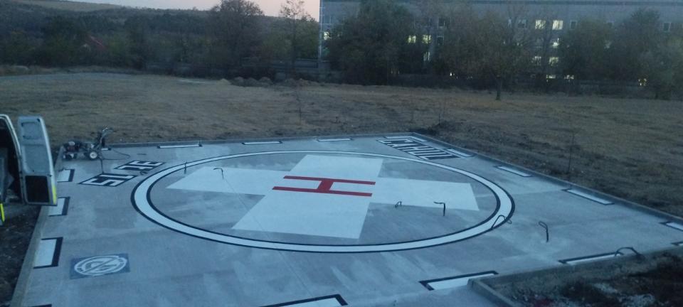 La Cahul a fost inaugurată o platformă de aterizare-decolare pentru elicoptere SMURD