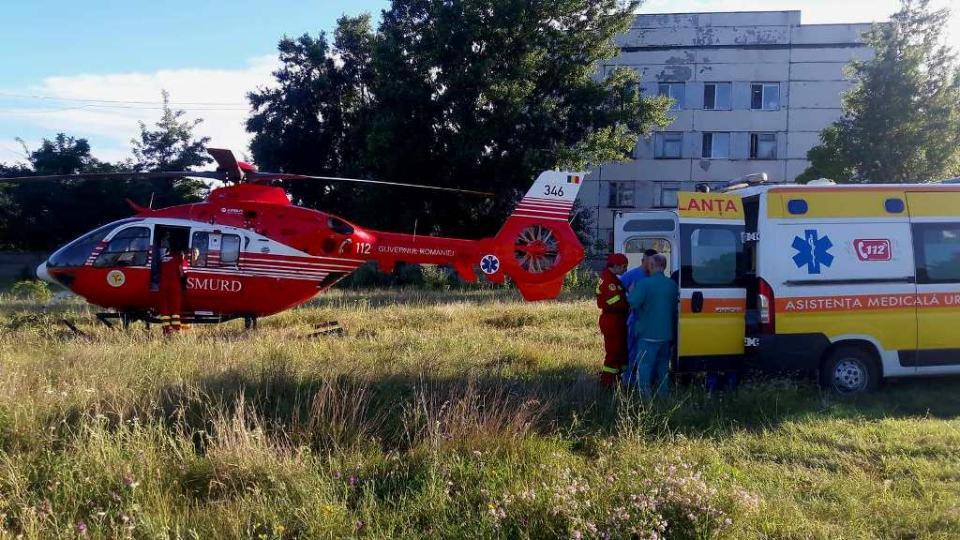 Băiatul accidentat duminică la Cahul, a fost transportat cu elicopterul la Chișinău