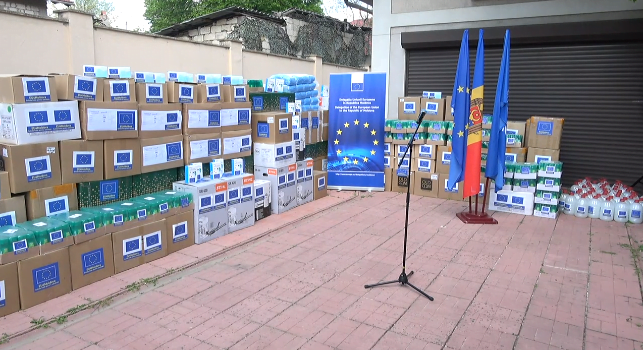 Uniunea Europeană a donat un lot de echipamente de protecție pentru mun. Cahul