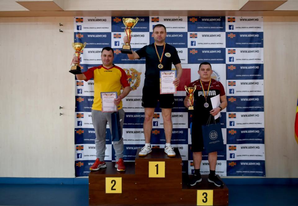 Premieră pentru Cahul: Militarii din Cahul au câștigat Campionatul Armatei Naționale la Tenis de Masă