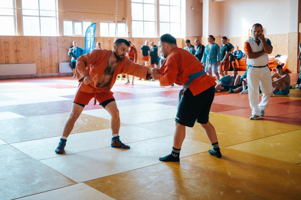 Campionatul de Luptă Sambo a Poliției de Frontieră: Dionisie Vădăvoi - locul I la categoria 71 kg