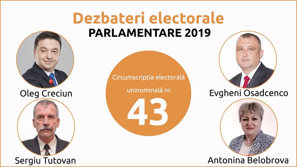 Dezbateri electorale dintre candidații CEU nr. 43 Cahul. Emisiunea I