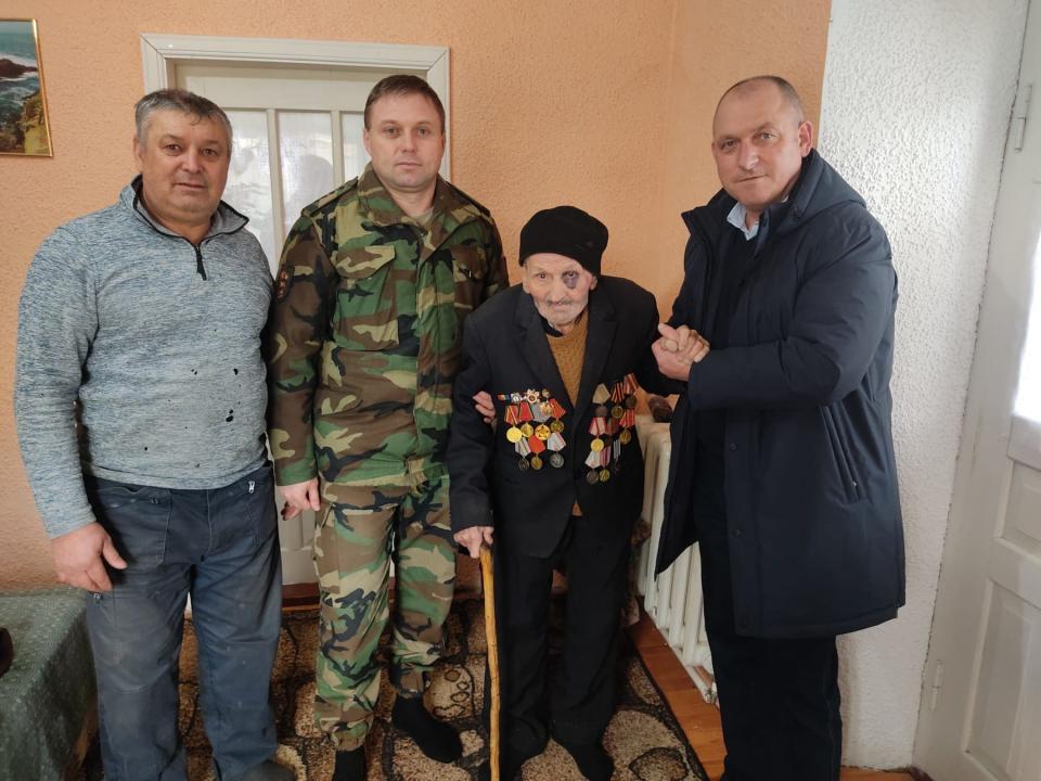 Unicul veteran de război rămas în viață din raionul Cahul a împlinit 100 de ani
