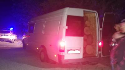 VIDEO// Transport ilegal de lemne în zona Leova