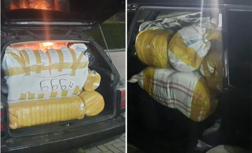 Bunuri în asortiment, transportate ilegal depistate de DR Sud la intrarea în Cîșlița-Prut /VIDEO