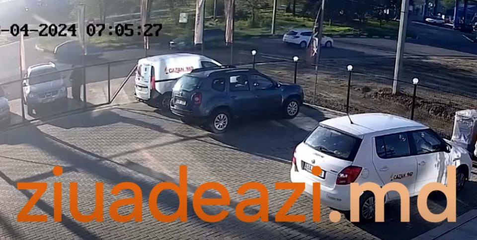 VIDEO | Momentul impactului accidentului de pe strada Șcheia din Cahul
