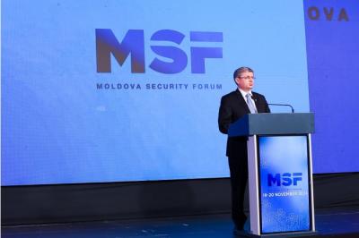 Igor Grosu la „Moldova Security Forum”: „Republica Moldova este determinată să-și consolideze rolul ca partener credibil”