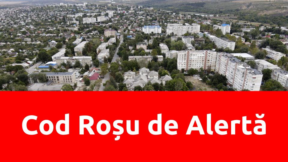 În 35 de unități teritorial-administrative  din ţară, printre care și raionul Cahul a fost anunţat Cod Roșu de alertă