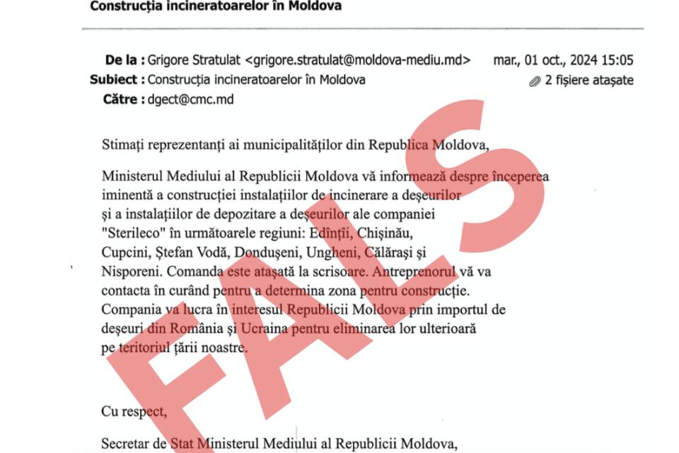 Ministerul Mediului desființează zvonurile despre „ordinul” privind construcția incineratoarelor de deșeuri