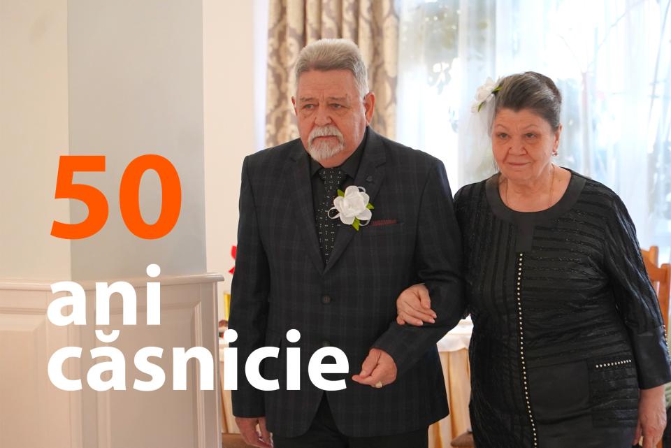 FOTO// La Cahul au fost omagiate cuplurile care au ajuns la 50 de ani de căsnicie