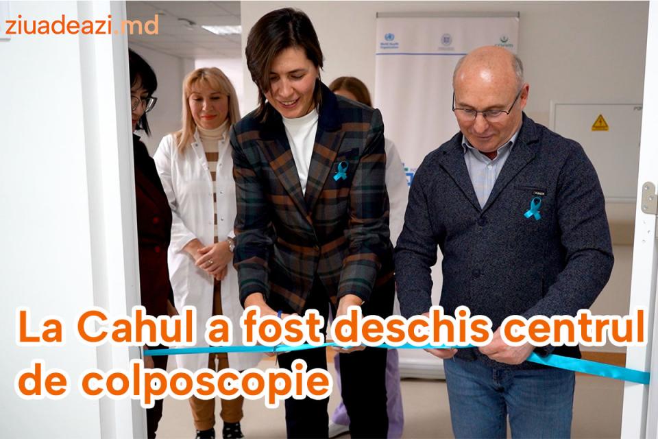 Prevenirea cancerului de col uterin:La Cahul a fost deschis centrul de colposcopie