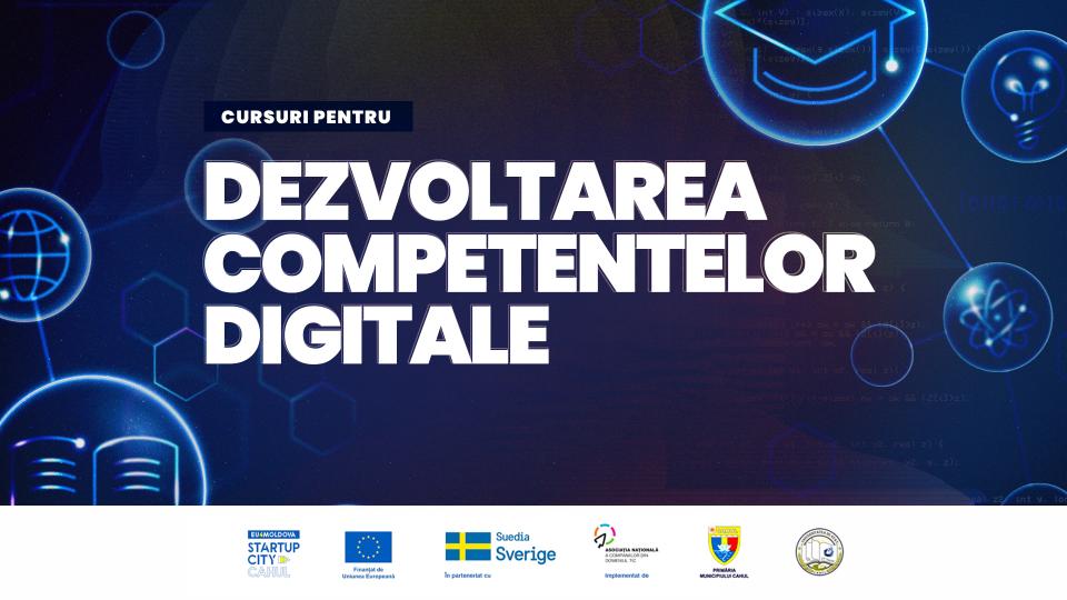 Proiectul EU4Moldova: Startup City Cahul dă startul înscrierii pentru cursurile de Competențe Digitale