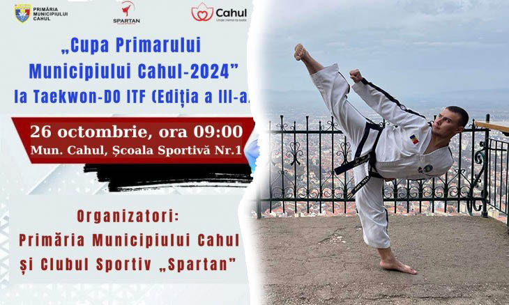 Cupa Primarului Municipiului Cahul 2024: Taekwon-Do ITF, Ediția a III-a, aduce în arenă cei mai buni sportivi