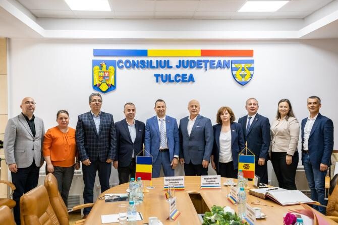Delegație a Consiliului Raional Cahul, în vizită oficială la Tulcea