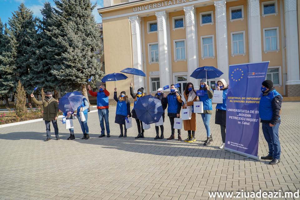 Cahulenii au fost informați ce înseamnă Echipa Europa // Reportaj FOTO
