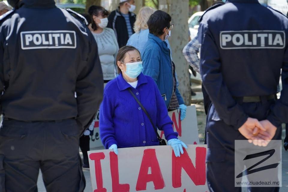 Protest în fața Curții de Apel Cahul organizat de PP Partidul ȘOR
