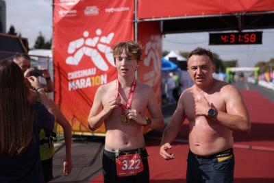 Chisinau Marathon: 14-летний марафонец пробежал 42 км