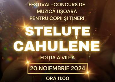 O nouă ediție a Festivalului-Concurs de Muzică Ușoară „Steluțe Cahulene”. Cum te poți înscrie