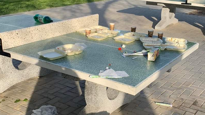 UPDATE: Petrecăreții din parc au fost identificați. Urmează să plătească o amendă totală de 4500 lei
