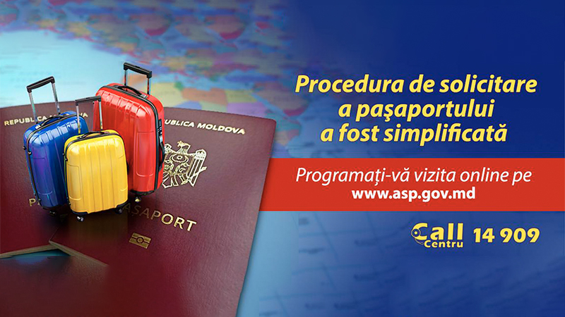 Procedura de solicitare a paşaportului a fost simplificată