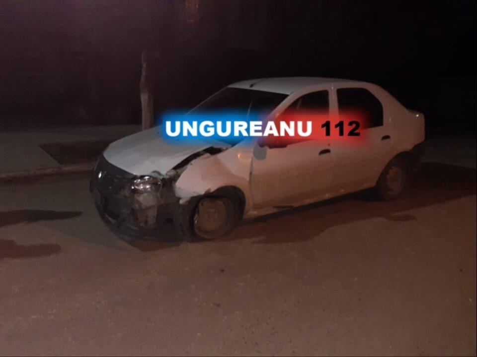 Fără permis și beat la volan a accidentat o mașină de poliție