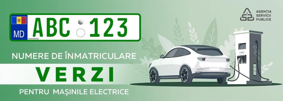 Plăcuțe cu numere de înmatriculare verzi pentru mașinile electrice. Vezi cum pot fi obținute și cât costă!