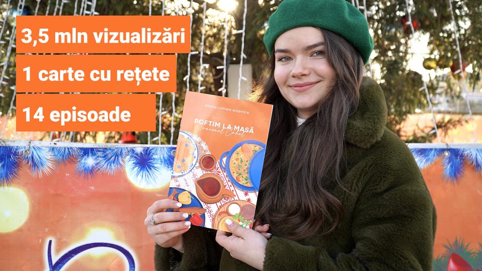 Poftim la masă în 2022 : 14 episoade, 1 carte cu rețete și 3,5 mln de vizualizări