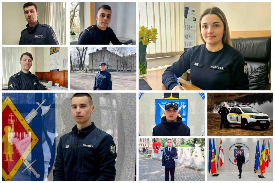 Ei sunt cei mai tineri polițiști de la IP Cahul