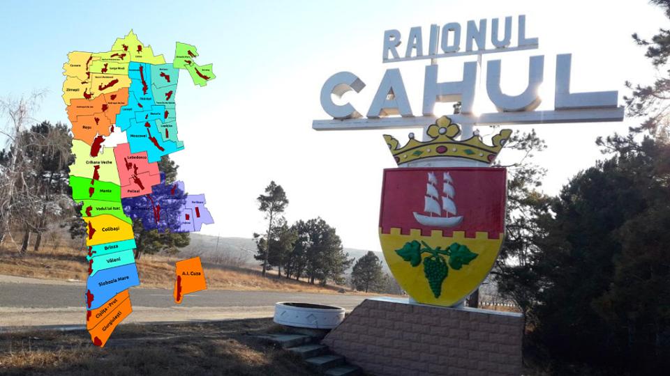 Câte primării ar rămâne pe harta raionului Cahul după o eventuală reformă administrativă // INFOGRAFIC